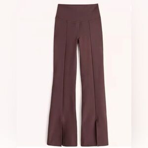 Abercrombie & Fitch YPB Sculpt Lux Brown Flare Active Pants